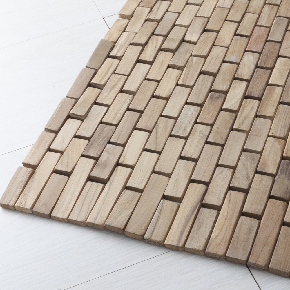 tappeto in legno