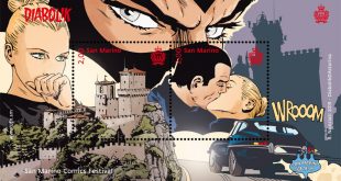 Diabolik in francobollo per il San Marino Comics Festival